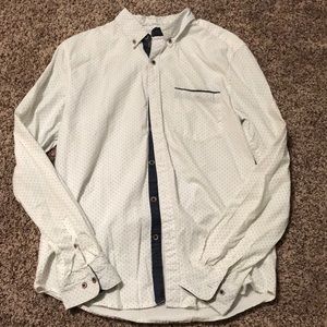 Denim & Flower Slim Cut Men’s Dress Shirt